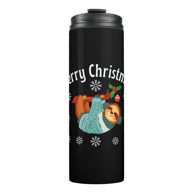 Merry Christmas Thermal Tumbler (Front)