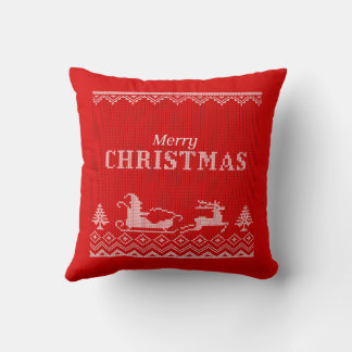 Merry Christmas Throw Pillow