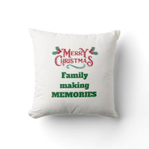 Merry Christmas Throw Pillow