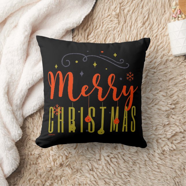 MERRY CHRISTMAS                                    THROW PILLOW (Blanket)