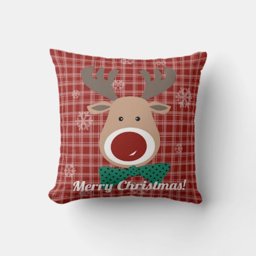 Merry Christmas Throw Pillow