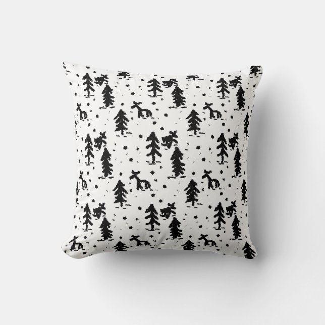 Merry Christmas!  Throw Pillow (Front)