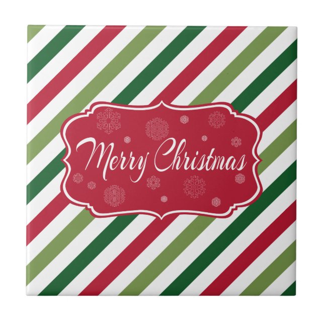 Merry Christmas Tile (Front)