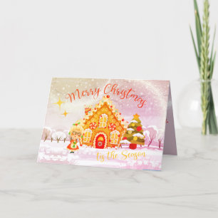 Merry Christmas Tis The Season Thank You Card