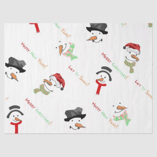 Merry Christmas Tissue Paper (Front)