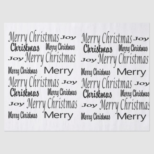 Merry Christmas Tissue Paper (Front)