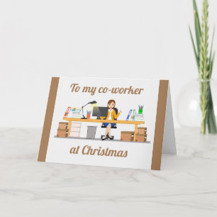 MERRY CHRISTMAS TO A CO-WORKER AND FRIEND CARD