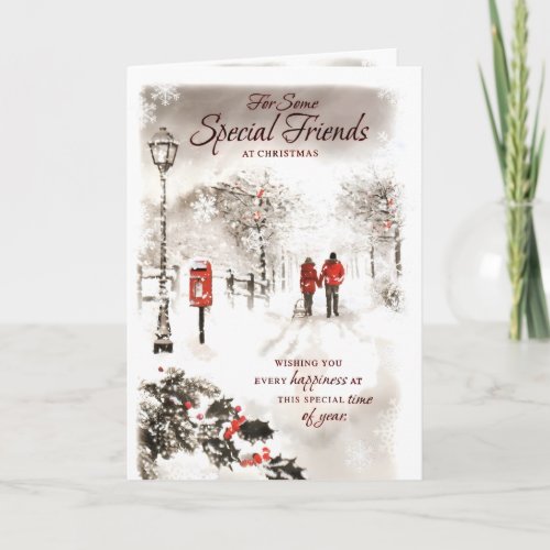 Merry Christmas to a Very Special Friend Christmas Card