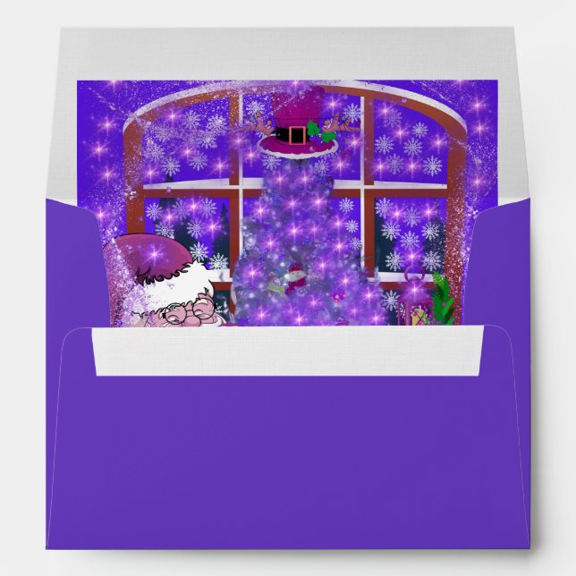 Merry Christmas To All Matching Envelopes (Back (Bottom))