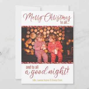 Merry Christmas to All Photo Cards