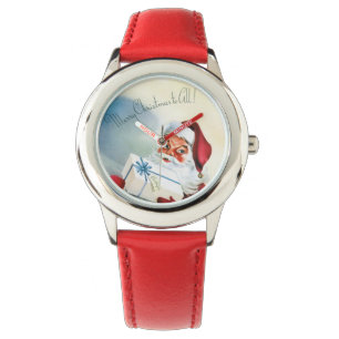 Merry Christmas to All (Vintage Santa Claus) Watch