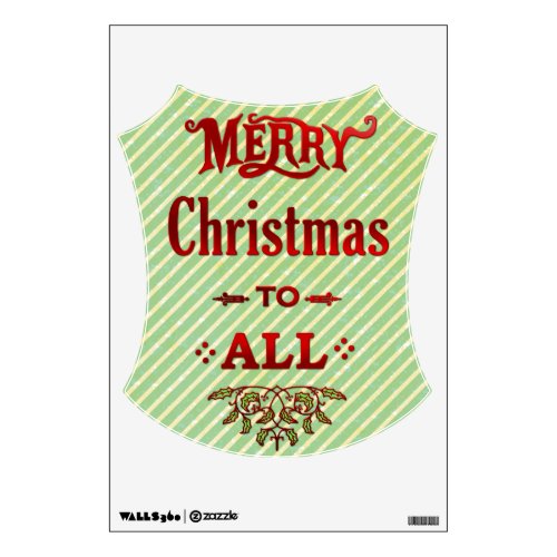 Merry Christmas to All Wall Sticker