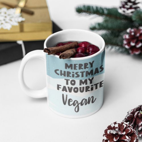 Merry Christmas to favorite Vegan cartoon piglet Coffee Mug