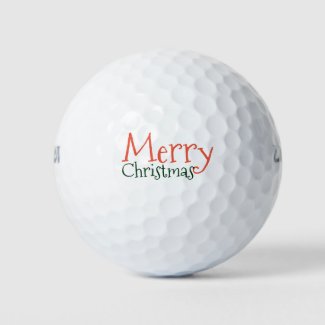 Merry Christmas to golfer Golf Balls