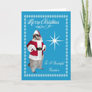 Merry Christmas To Grandson Greeting Card