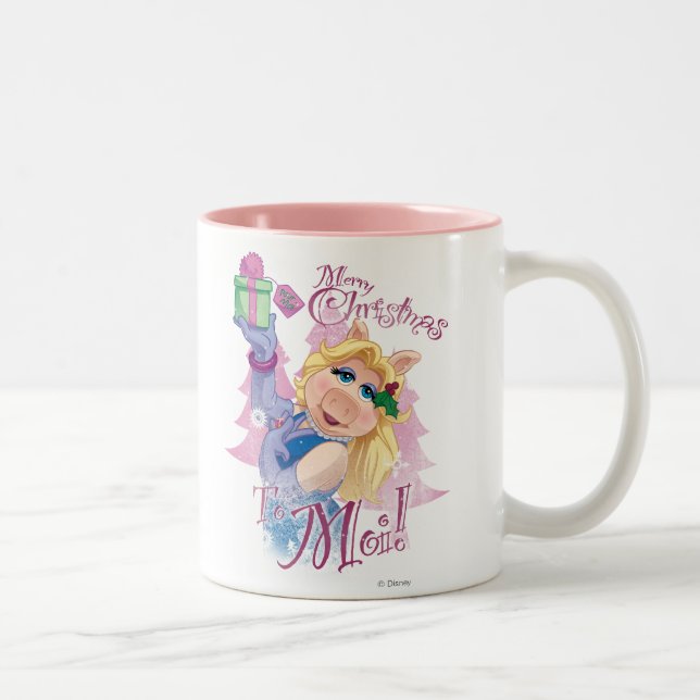 Merry Christmas to Moi Two-Tone Coffee Mug (Right)