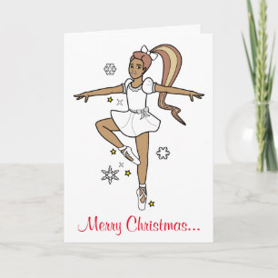Merry Christmas to My Ballerina Princess Holiday Card