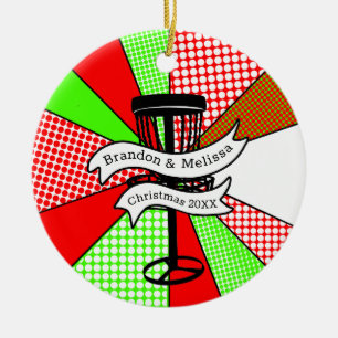 Merry Christmas to my Favorite Disk Golfer Ceramic Ornament