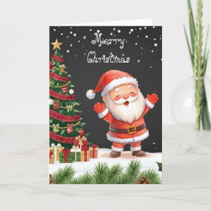 Merry Christmas to my friend & whimsical greeting  Card