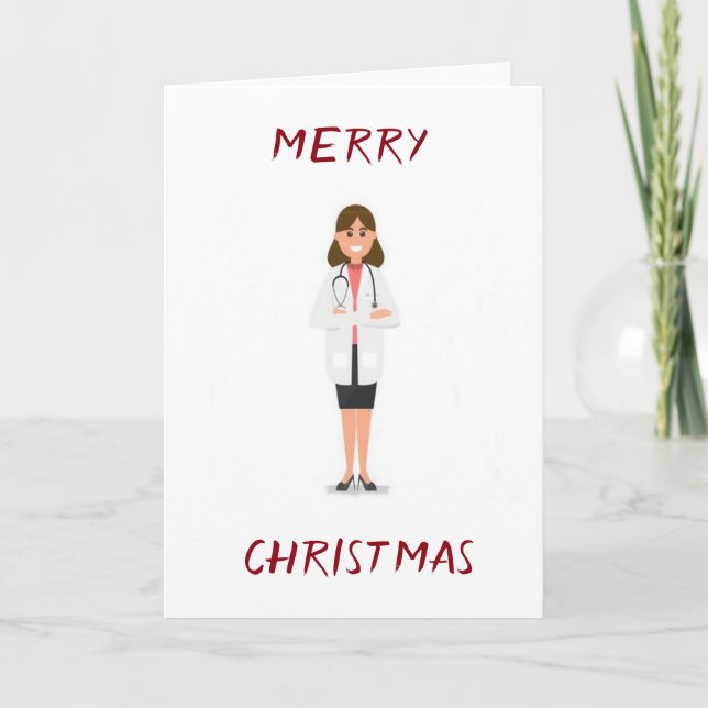 *MERRY CHRISTMAS* TO MY ***HARD WORKING WIFE*** HOLIDAY CARD (Front)