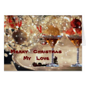 MERRY CHRISTMAS TO "MY LOVE" (Front Horizontal)