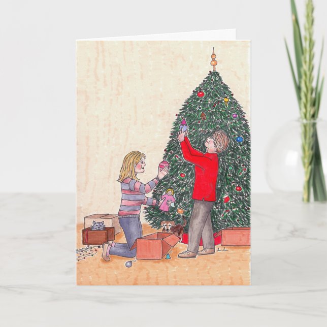 Merry Christmas to my Mom Holiday Card (Front)