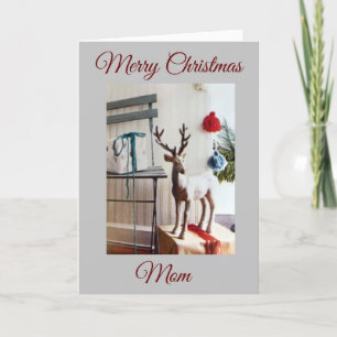 MERRY CHRISTMAS TO **MY MOM** HOLIDAY CARD