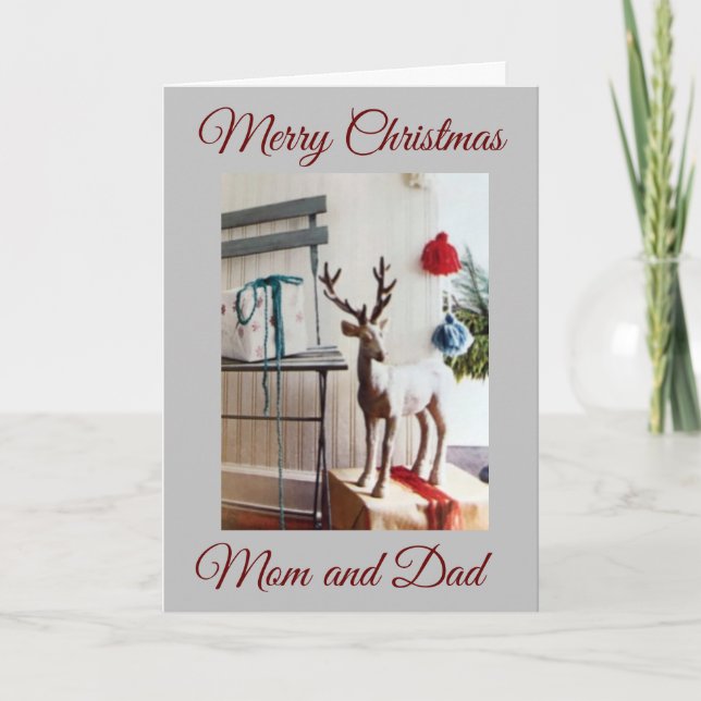 MERRY CHRISTMAS TO **MY PARENTS** HOLIDAY CARD (Front)