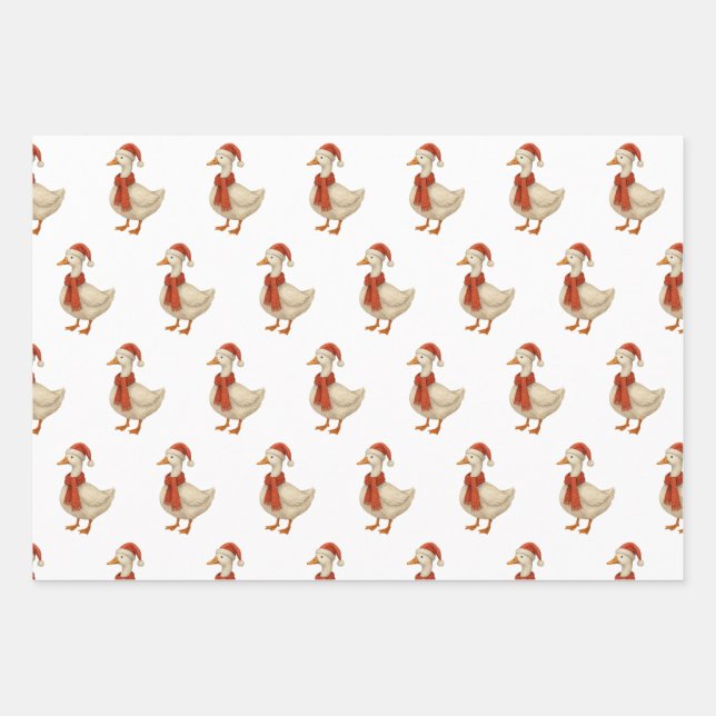Merry Christmas to my Silly Goose Wrapping Paper Sheets (Front)