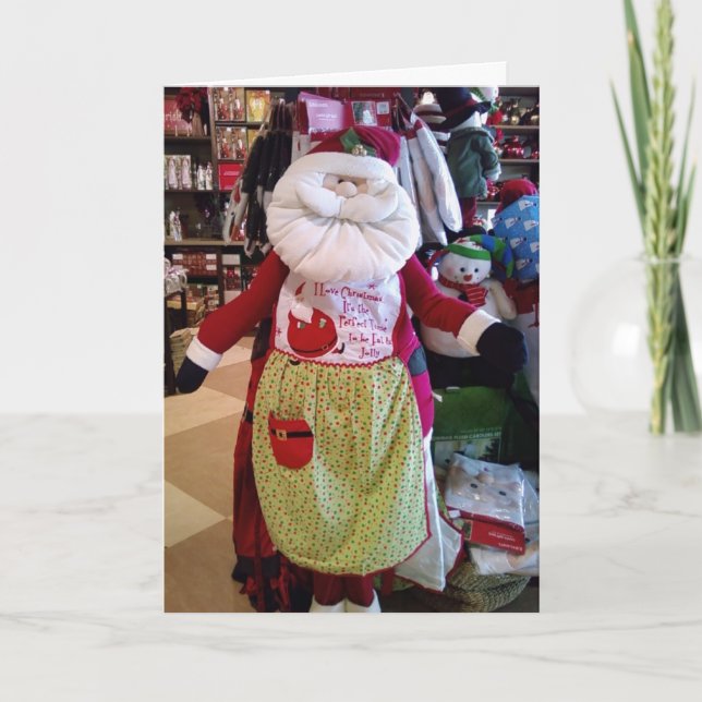 MERRY CHRISTMAS TO MY WIFE (MRS. SANTA CLAUS) HOLIDAY CARD (Front)