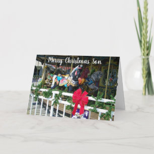 MERRY CHRISTMAS TO OUR ***SON*** HOLIDAY CARD