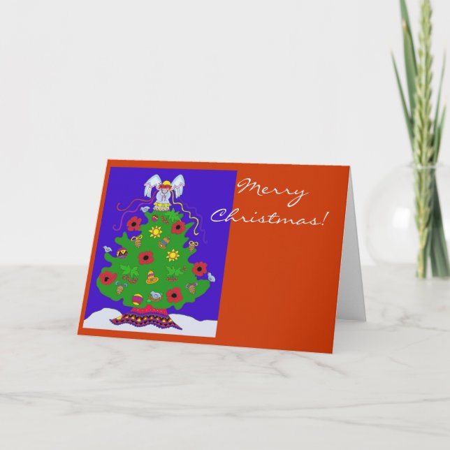 Merry Christmas to Personalize Holiday Card (Front)