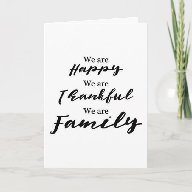 MERRY CHRISTMAS TO THE ***BEST FAMILY EVER*** CARD (Front)