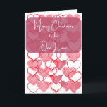 Merry Christmas To The One I Love Holiday Card<br><div class="desc">A festive and romantic Christmas Card for the one you live.</div>