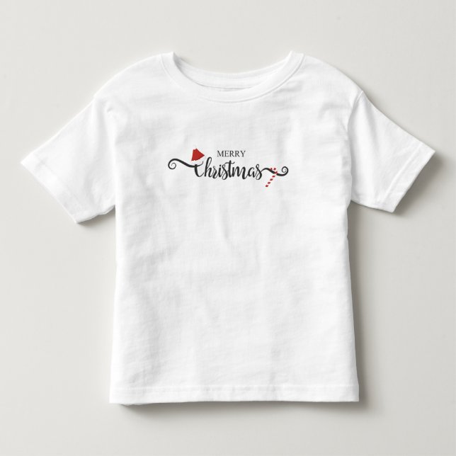 Merry Christmas Toddler T-shirt (Front)
