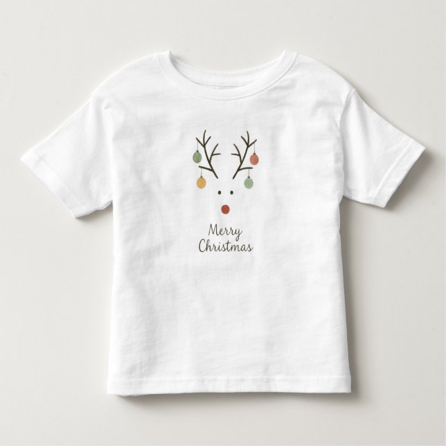Merry Christmas Toddler T-shirt (Front)