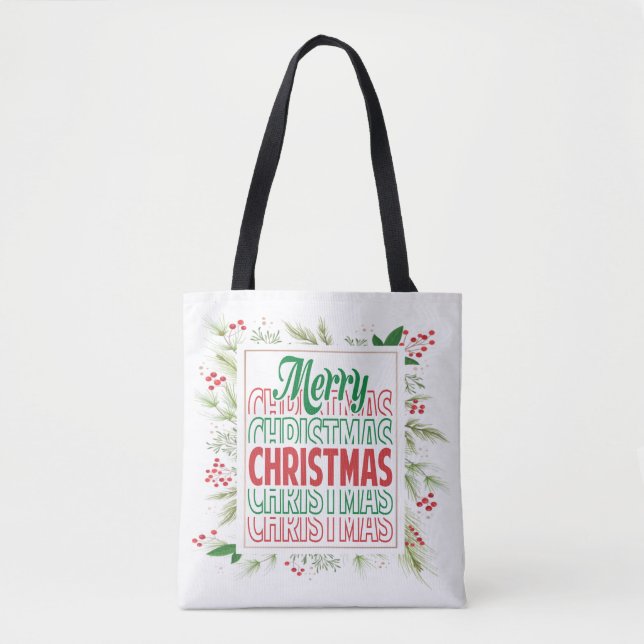 Merry Christmas  Tote Bag (Front)