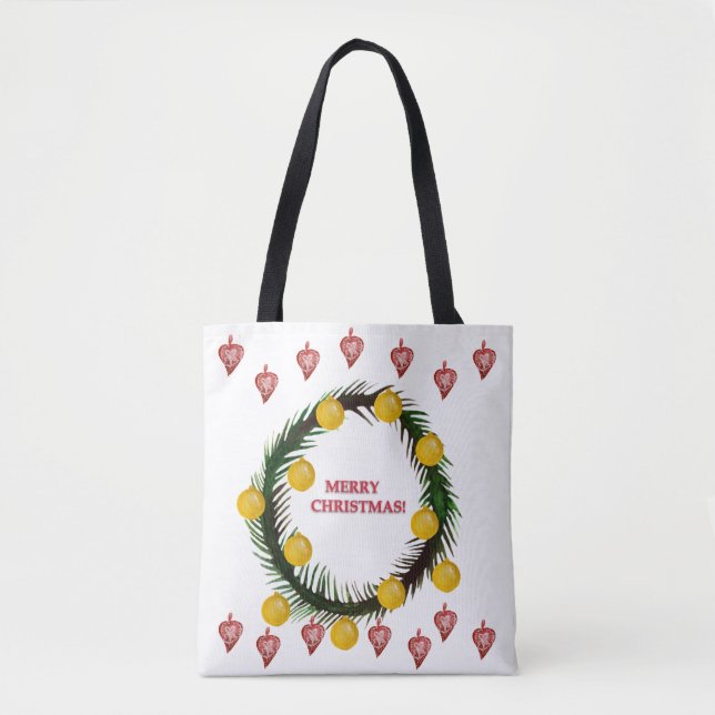 Merry Christmas Tote Bag (Front)
