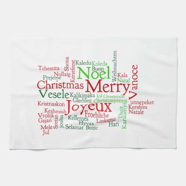 Merry Christmas Towel (Horizontal)