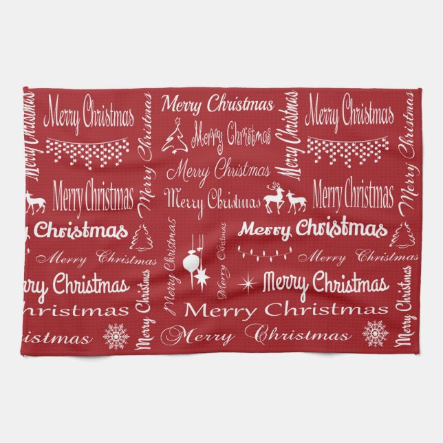 Merry Christmas Towel (Horizontal)