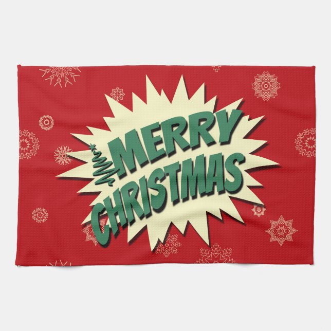 Merry Christmas Towel (Horizontal)