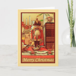 Merry Christmas toy soldier to military person Holiday Card