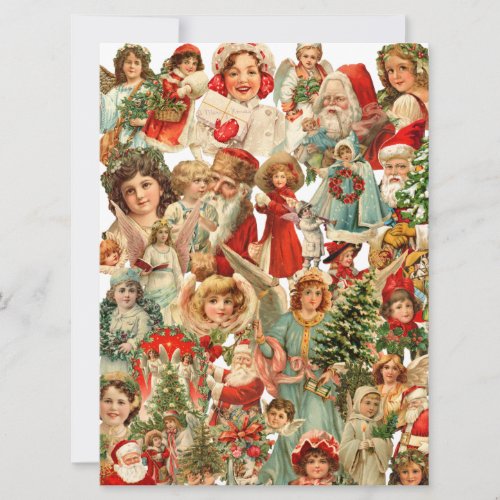 Merry Christmas Traditional Greeting Cards Set