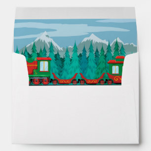 Merry Christmas Train Insert Envelope
