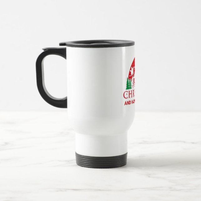 Merry Christmas  Travel Mug (Left)