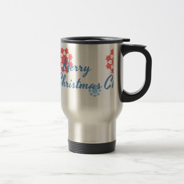 Merry Christmas Travel Mug (Right)