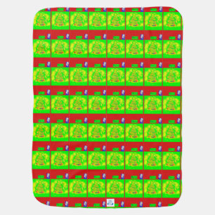 Merry Christmas Tree Baby Blanket