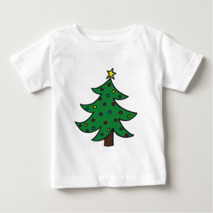 Merry Christmas Tree Baby T-Shirt