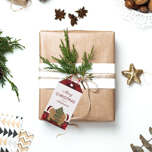 Merry Christmas Tree Decorating Gift Tags