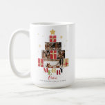 Merry Christmas Tree Family Photo Collage Coffee Mug<br><div class="desc">A Merry Christmas card keepsake design features a Christmas tree photo collage that will delight family & friends this joyous HOliday season.</div>